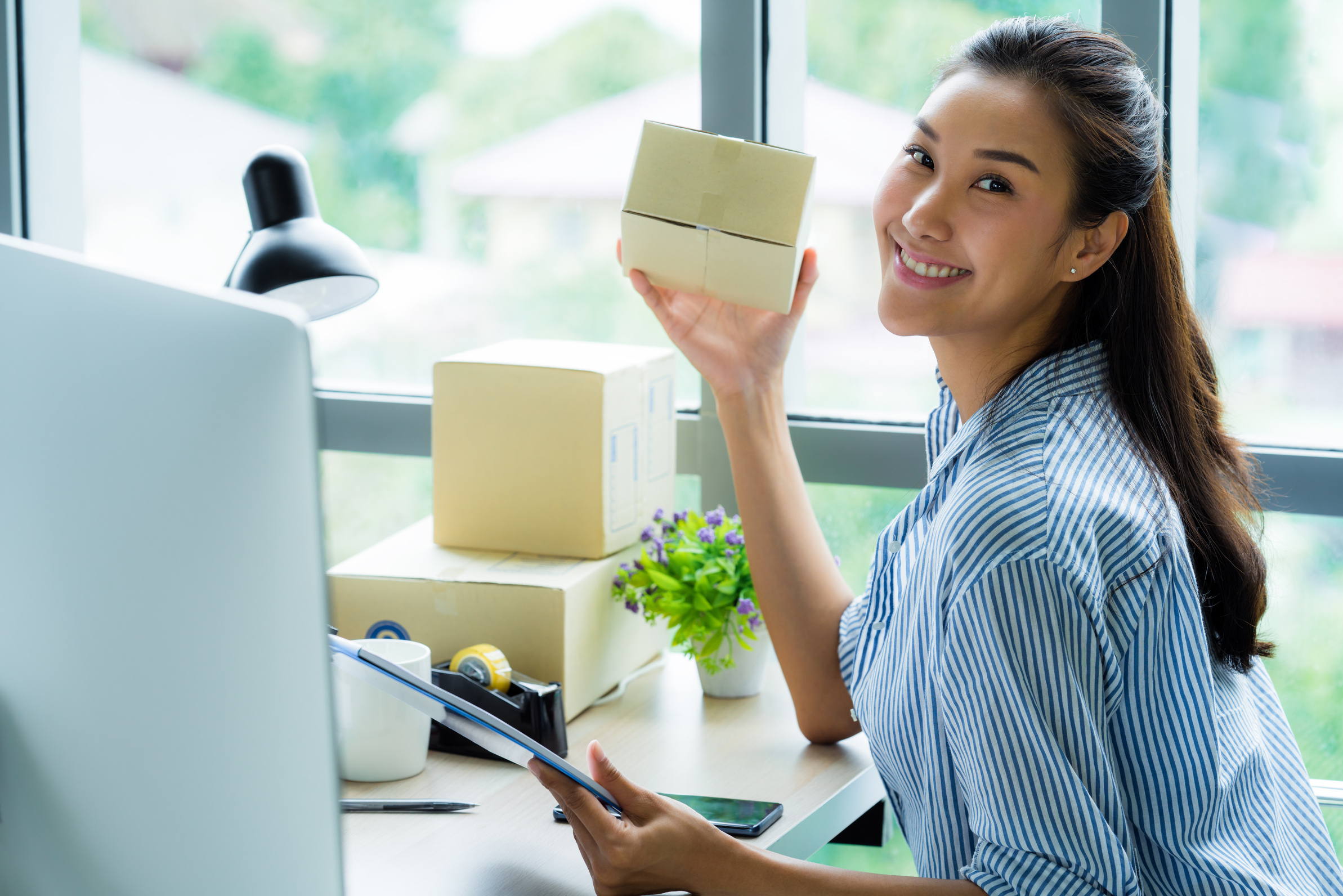 Young Asian woman entrepreneur